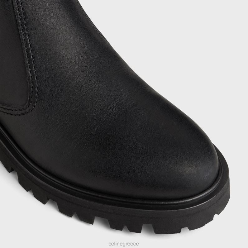 μποτάκι margaret chelsea από δέρμα μοσχαριού γυναίκες CELINE 640PT954 είδη υπόδησης μαύρος