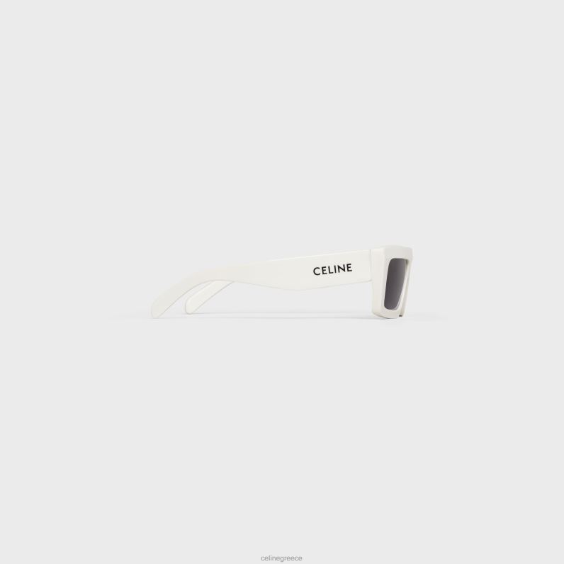 μονόχρωμα 02 γυαλιά ηλίου σε οξικό άνδρες CELINE 640PT2230 αξεσουάρ άσπρο