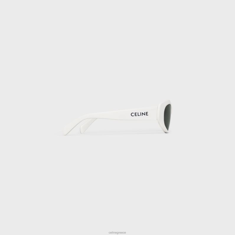 μονόχρωμα 07 γυαλιά ηλίου σε acetate άνδρες CELINE 640PT2187 αξεσουάρ άσπρο
