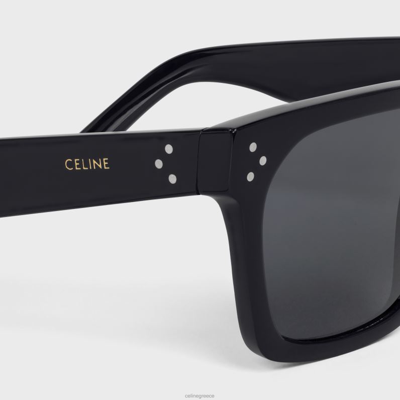 Σκελετός 45 γυαλιών ηλίου σε οξικό άνδρες CELINE 640PT2217 αξεσουάρ μαύρος