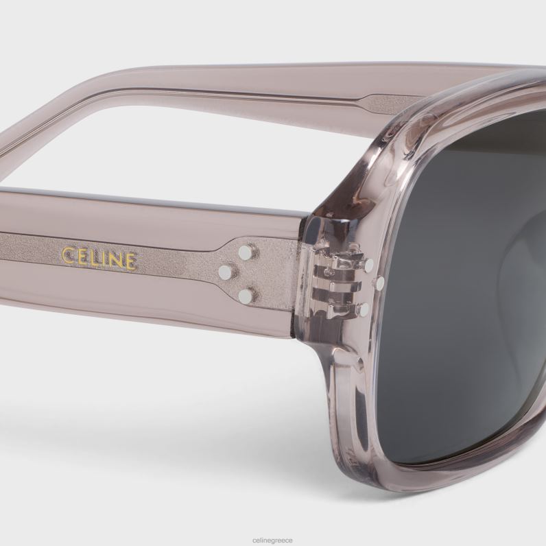 μαύρο σκελετό 49 γυαλιά ηλίου σε οξικό άνδρες CELINE 640PT2212 αξεσουάρ διαφανές ταπέ