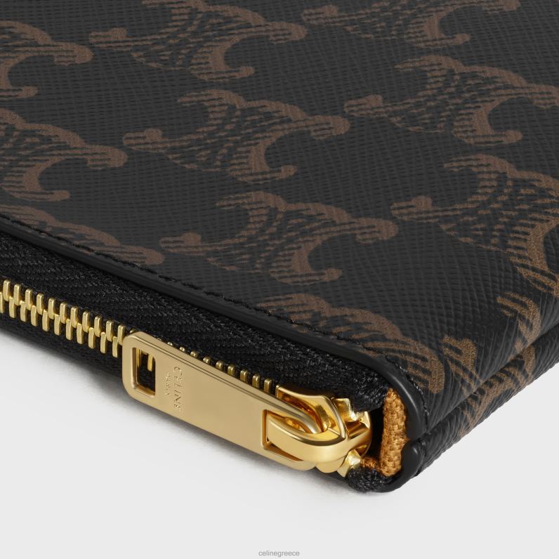 πουγκί σε καμβά θριάμβου άνδρες CELINE 640PT509 αξεσουάρ μαύρος