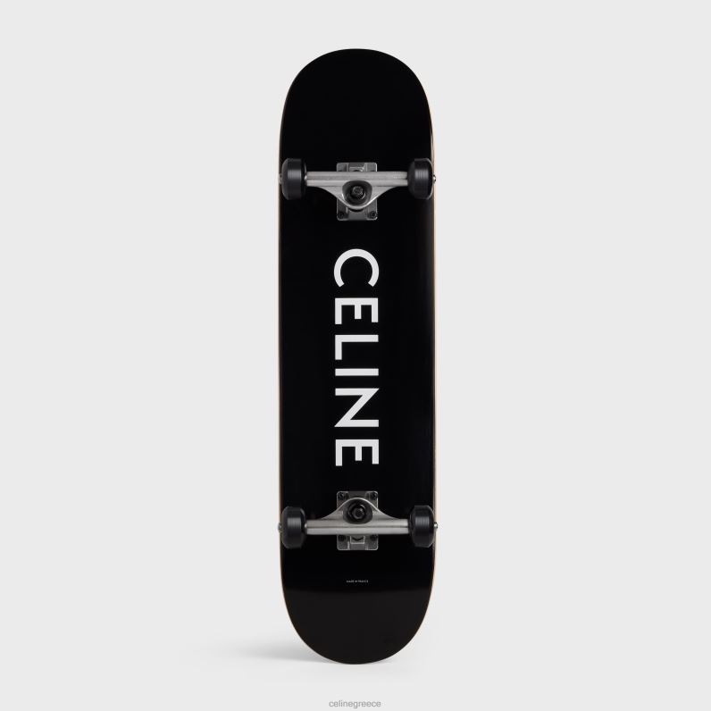 Εκτύπωση λογότυπου skateboard άνδρες CELINE 640PT2276 αξεσουάρ μαύρος