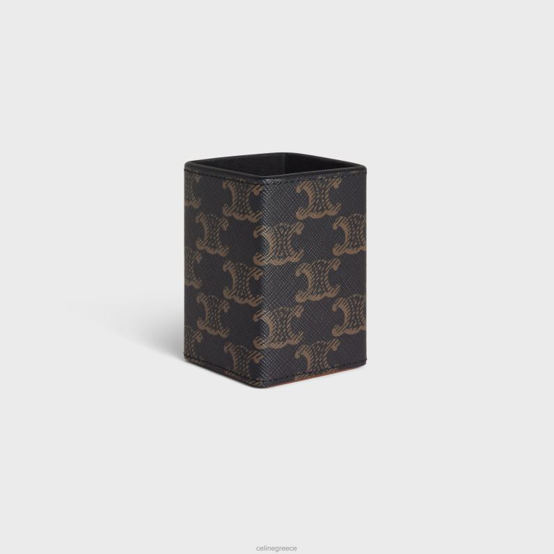 θήκη αρώματος 100ml σε καμβά triomphe & δέρμα μοσχαριού άνδρες CELINE 640PT1462 αξεσουάρ βυρσοδέψω