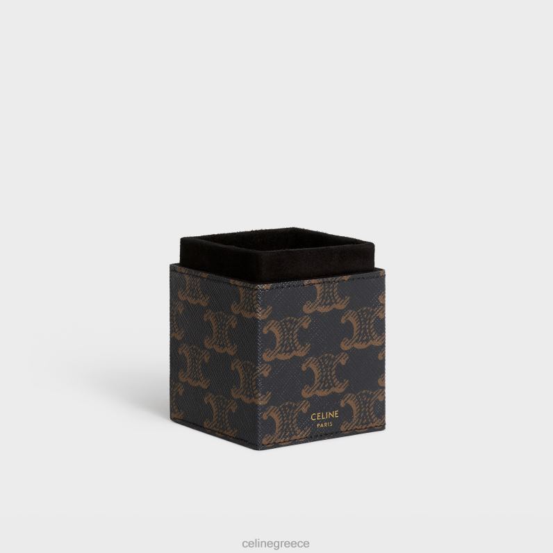 θήκη 1 άρωμα 100ml σε καμβά triomphe & δέρμα μοσχαριού άνδρες CELINE 640PT1558 αξεσουάρ βυρσοδέψω