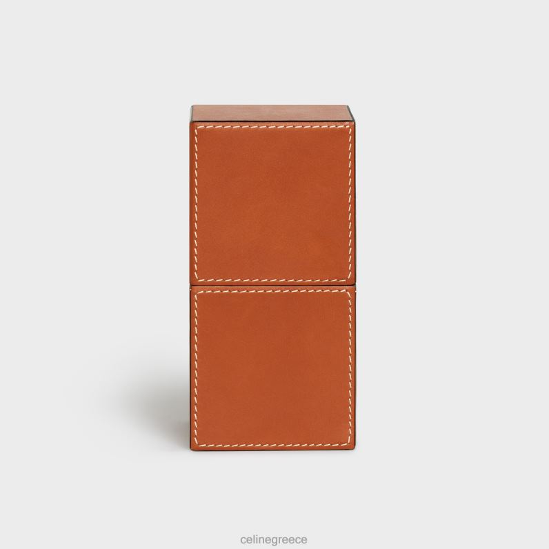 θήκη 1 άρωμα 3,4 fl.oz σε φυσικό δέρμα μοσχαριού άνδρες CELINE 640PT1463 αξεσουάρ βυρσοδέψω