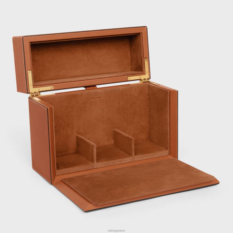 θήκη 3 αρώματα 6,8 fl.oz σε φυσικό δέρμα μοσχαριού άνδρες CELINE 640PT1471 αξεσουάρ βυρσοδέψω