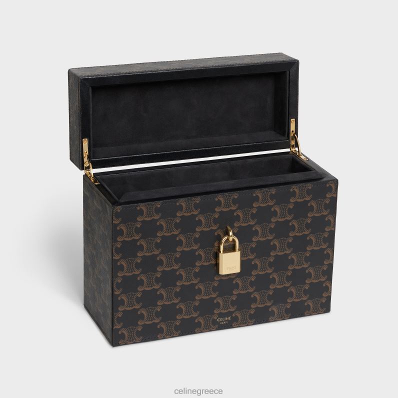 θήκη 3 αρώματα 6,8 fl.oz σε καμβά triomphe & φυσικό δέρμα μοσχαριού άνδρες CELINE 640PT1470 αξεσουάρ βυρσοδέψω