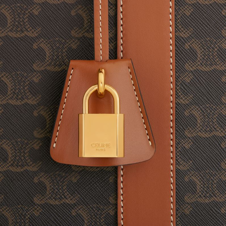 μαλακές αποσκευές 70 σε καμβά triomphe & δέρμα μοσχαριού άνδρες CELINE 640PT1628 αξεσουάρ βυρσοδέψω