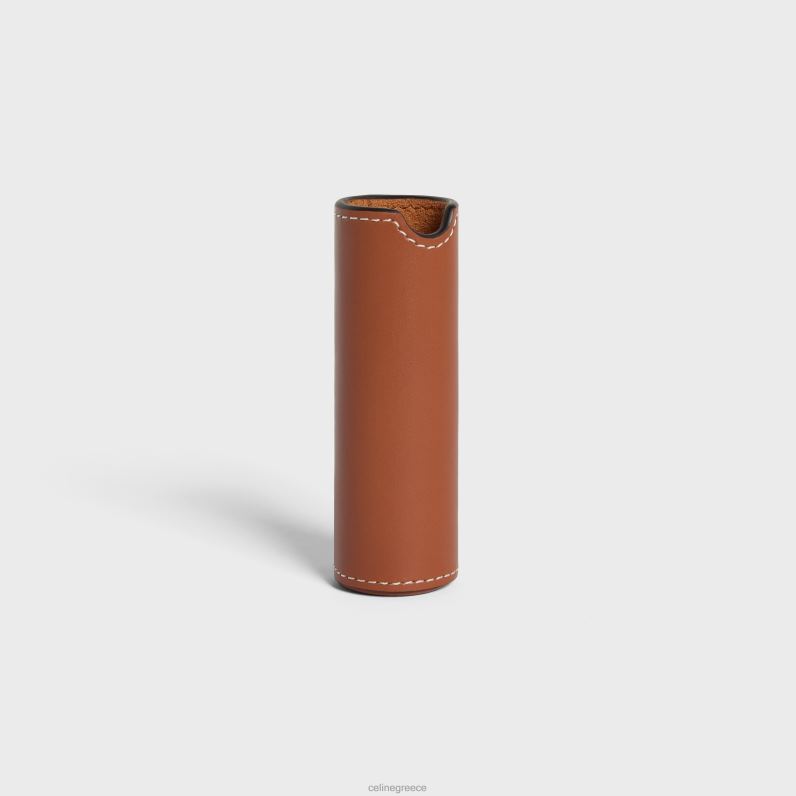 θήκη σπρέι ταξιδιού σε λεία επιδερμίδα μόσχου άνδρες CELINE 640PT1453 αξεσουάρ βυρσοδέψω