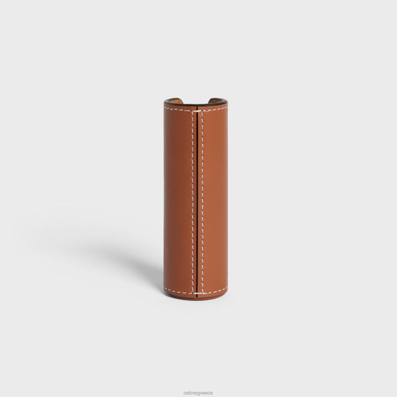 θήκη σπρέι ταξιδιού σε λεία επιδερμίδα μόσχου άνδρες CELINE 640PT1453 αξεσουάρ βυρσοδέψω