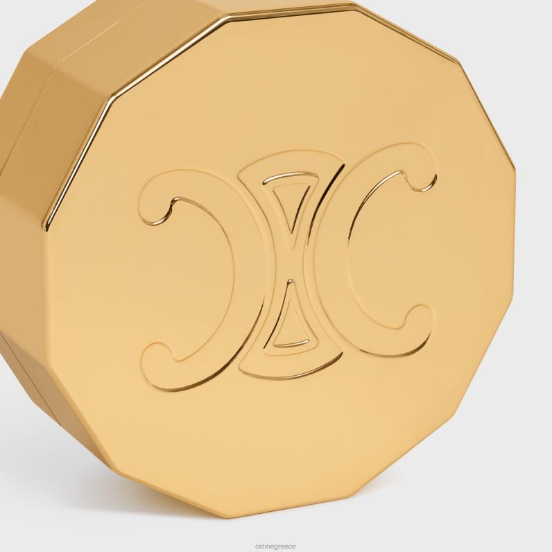 θήκη σαπουνιού από αλουμίνιο άνδρες CELINE 640PT1484 αξεσουάρ χρυσός