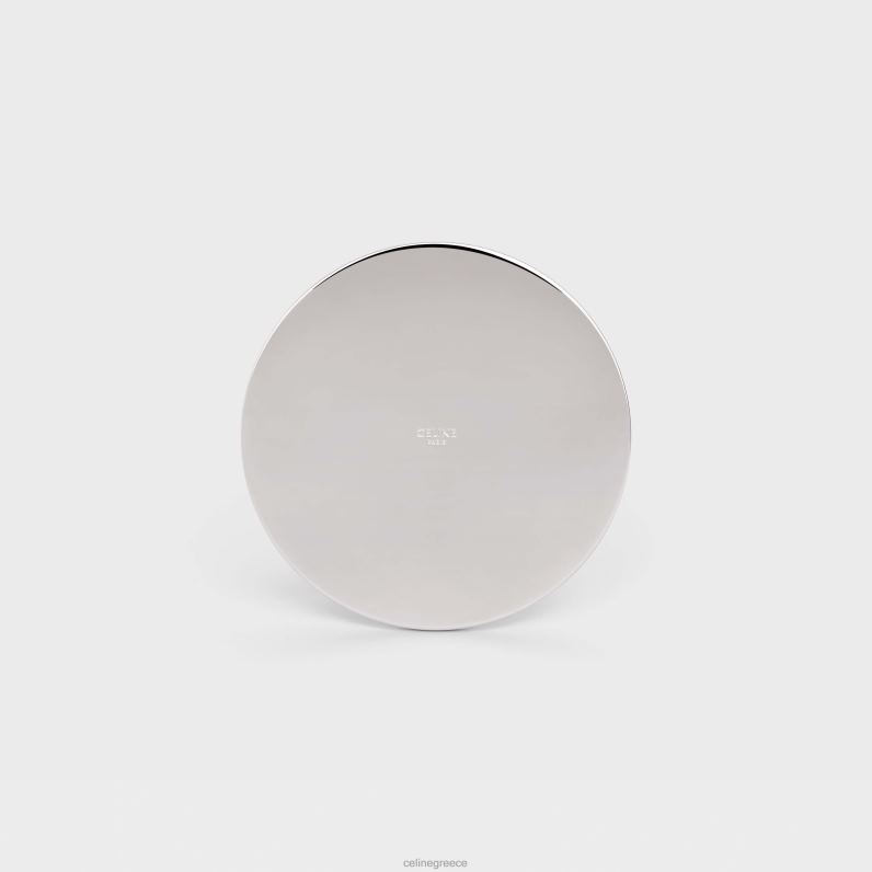 βάση κεριών από χάλυβα άνδρες CELINE 640PT1508 αξεσουάρ ασήμι