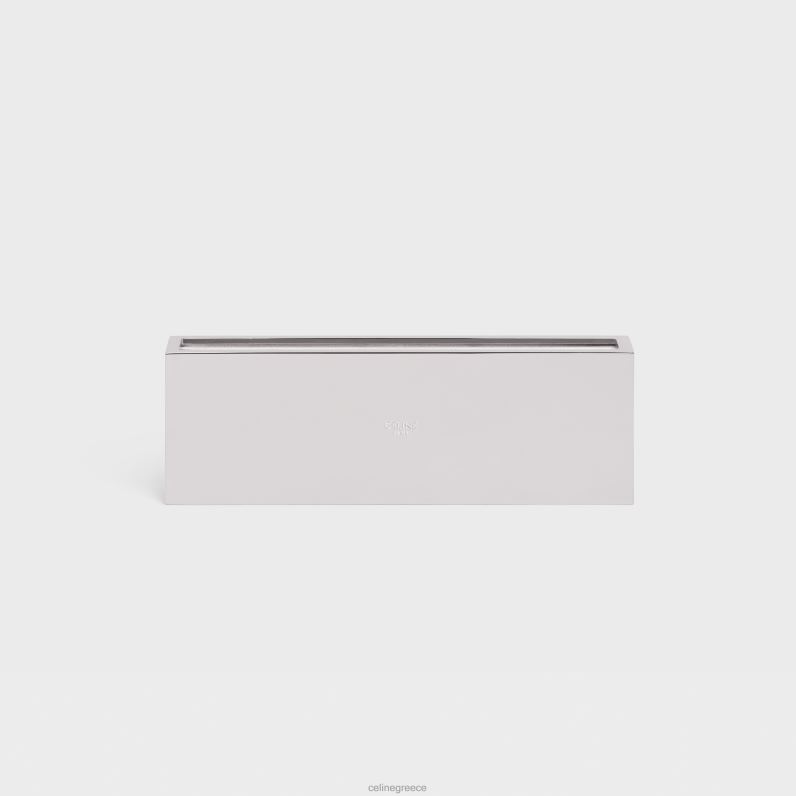 κουτί σπίρτων από ατσάλι άνδρες CELINE 640PT1513 αξεσουάρ ασήμι