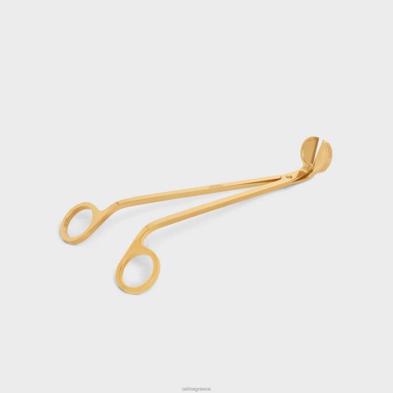 αξεσουάρ κεριών από χάλυβα άνδρες CELINE 640PT1514 αξεσουάρ χρυσός