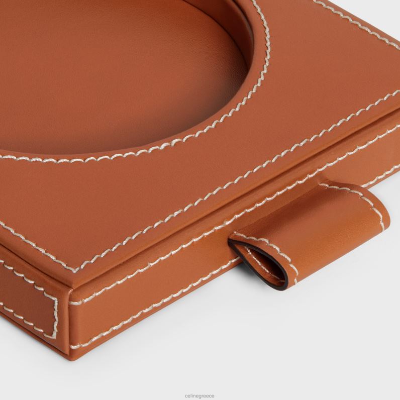 δίσκος κεριών σε λείο δέρμα μοσχαριού άνδρες CELINE 640PT1523 αξεσουάρ βυρσοδέψω