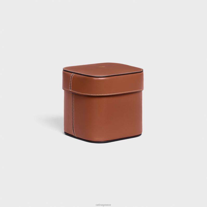 μεσαίο κουτί σε γυαλιστερό δέρμα μοσχαριού άνδρες CELINE 640PT1533 αξεσουάρ βυρσοδέψω