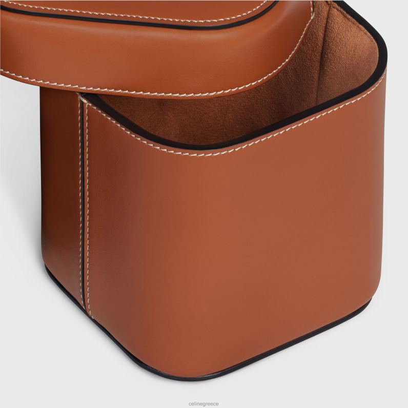 μικρό κουτί σε γυαλιστερό δέρμα μοσχαριού άνδρες CELINE 640PT1534 αξεσουάρ βυρσοδέψω