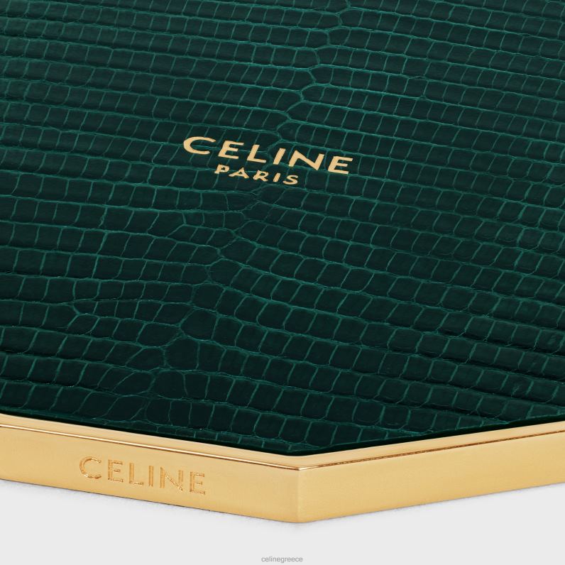 καπάκι κεριού από ατσάλι & σαύρα άνδρες CELINE 640PT1552 αξεσουάρ amazone