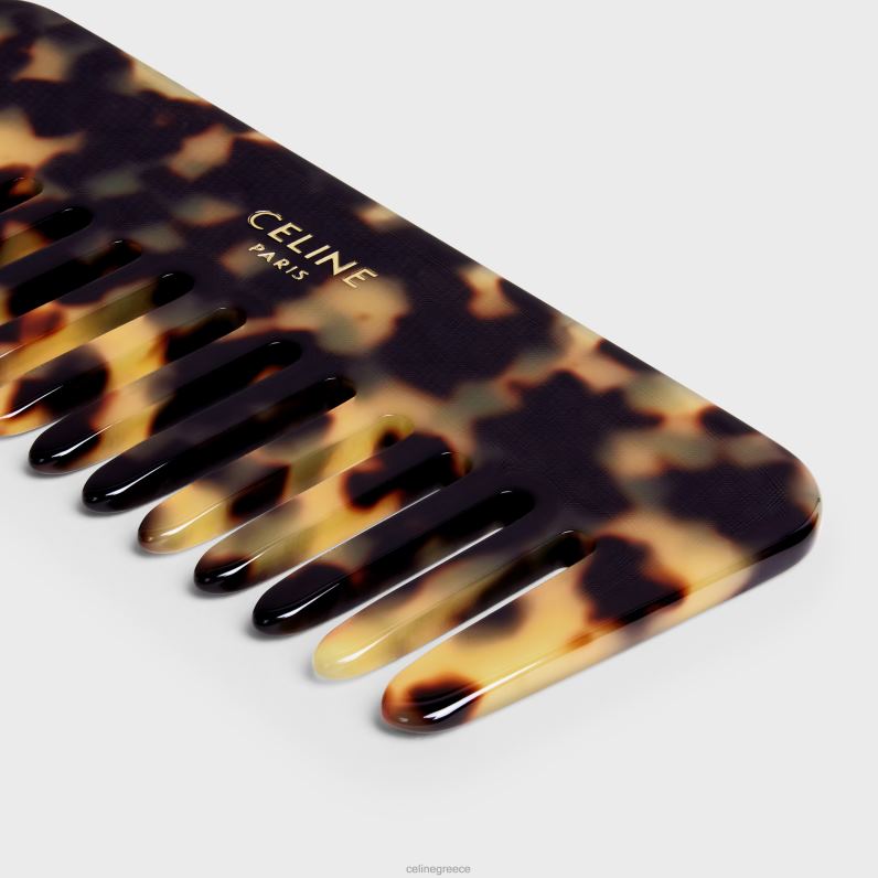 μικρή χτένα μαλλιών σε κροκόδειλο άνδρες CELINE 640PT1611 αξεσουάρ σφεντάμι