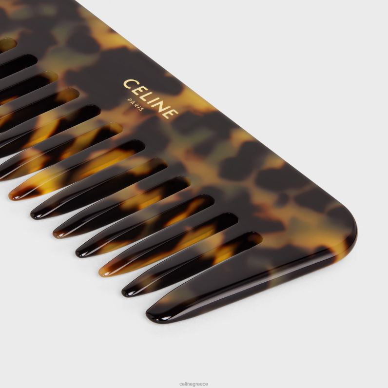 μικρή χτένα μαλλιών σε λείο δέρμα μόσχου άνδρες CELINE 640PT1613 αξεσουάρ βυρσοδέψω
