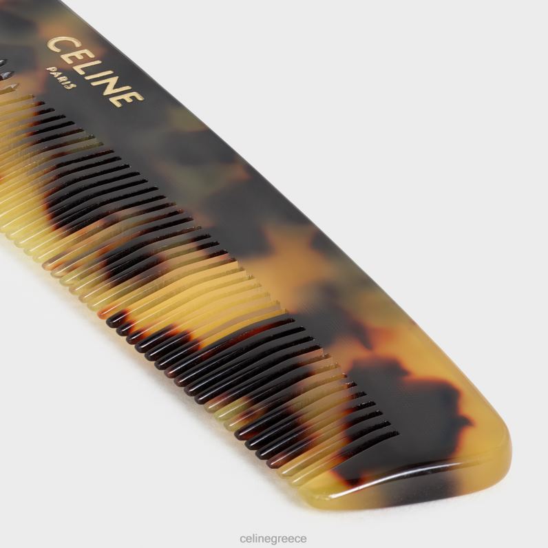 χτένα μαλλιών σε φυσικό δέρμα μοσχαριού άνδρες CELINE 640PT1618 αξεσουάρ βυρσοδέψω
