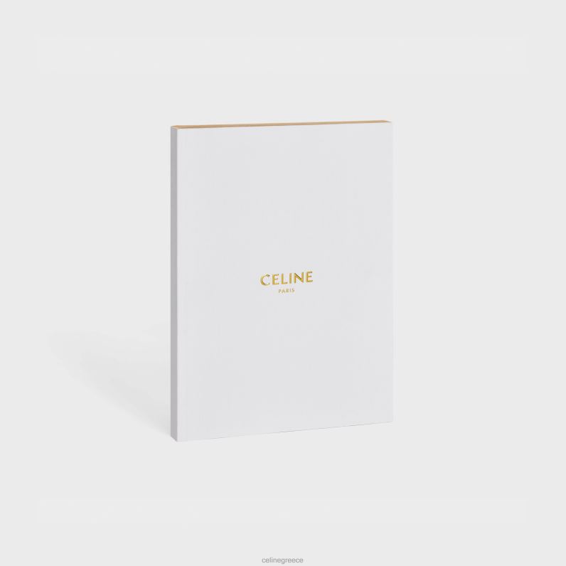 μεσαίο σημειωματάριο σε χαρτί άνδρες CELINE 640PT1643 αξεσουάρ άσπρο