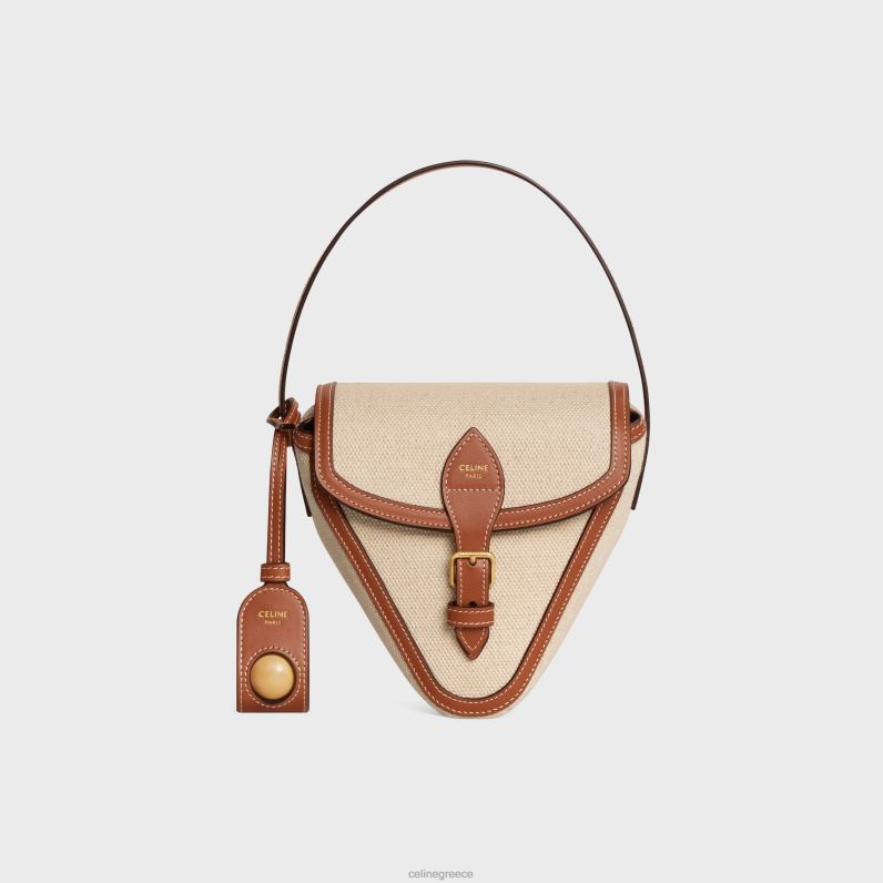 Παιχνίδι πετάνκ σε υφάσματα και δέρμα μοσχαριού άνδρες CELINE 640PT1685 αξεσουάρ φυσικός/μαύρισμα