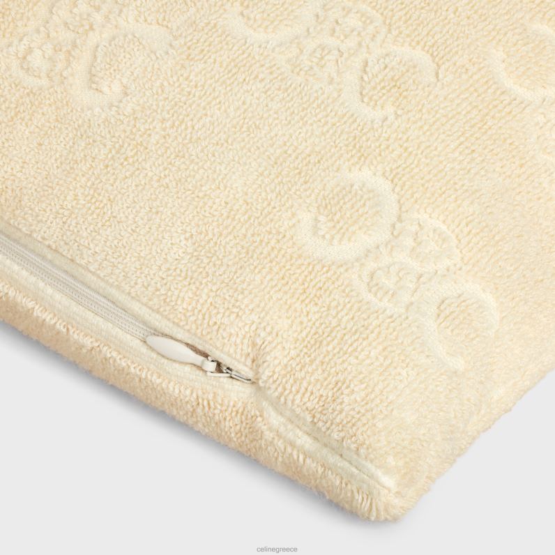 μαξιλάρι θαλάσσης σε μονόγραμμα βαμβάκι άνδρες CELINE 640PT1692 αξεσουάρ εκρού