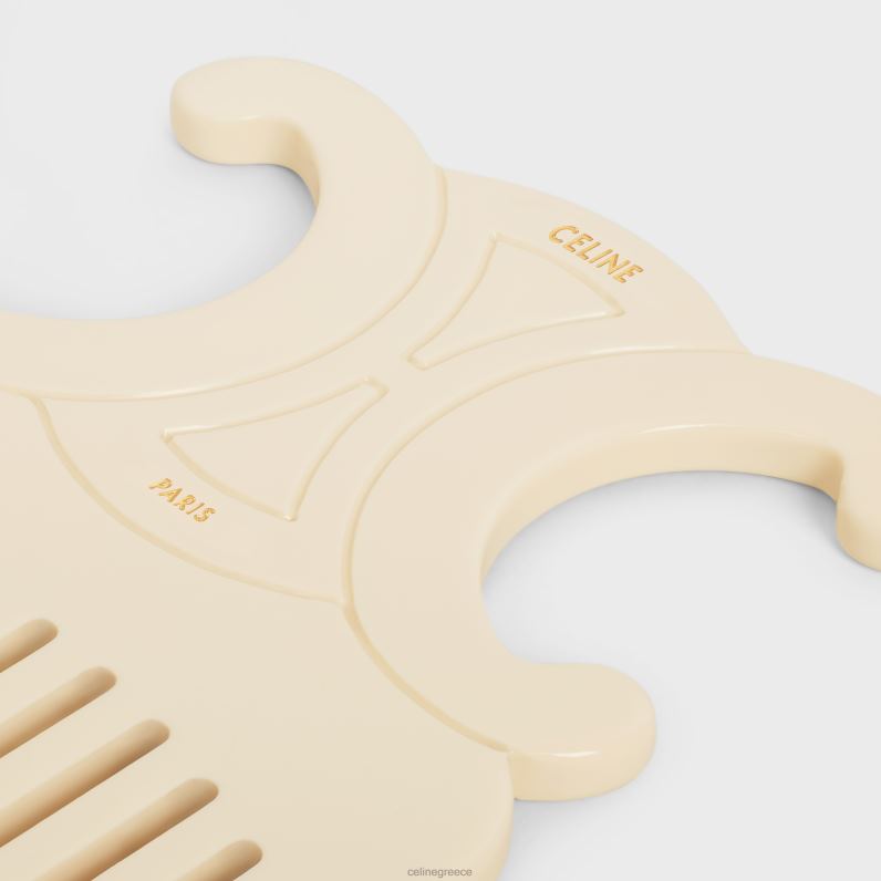 Triomphe χτένα μαλλιών σε οξικό άνδρες CELINE 640PT1604 αξεσουάρ ελεφαντοστού