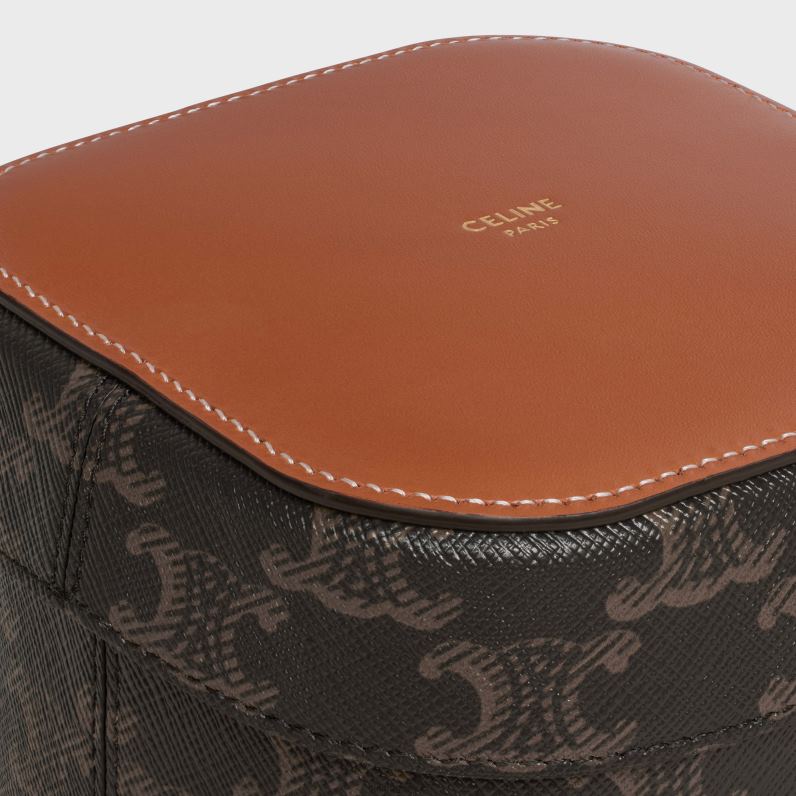 μικρό κουτί σε καμβά triomphe & δέρμα μοσχαριού άνδρες CELINE 640PT1538 αξεσουάρ βυρσοδέψω