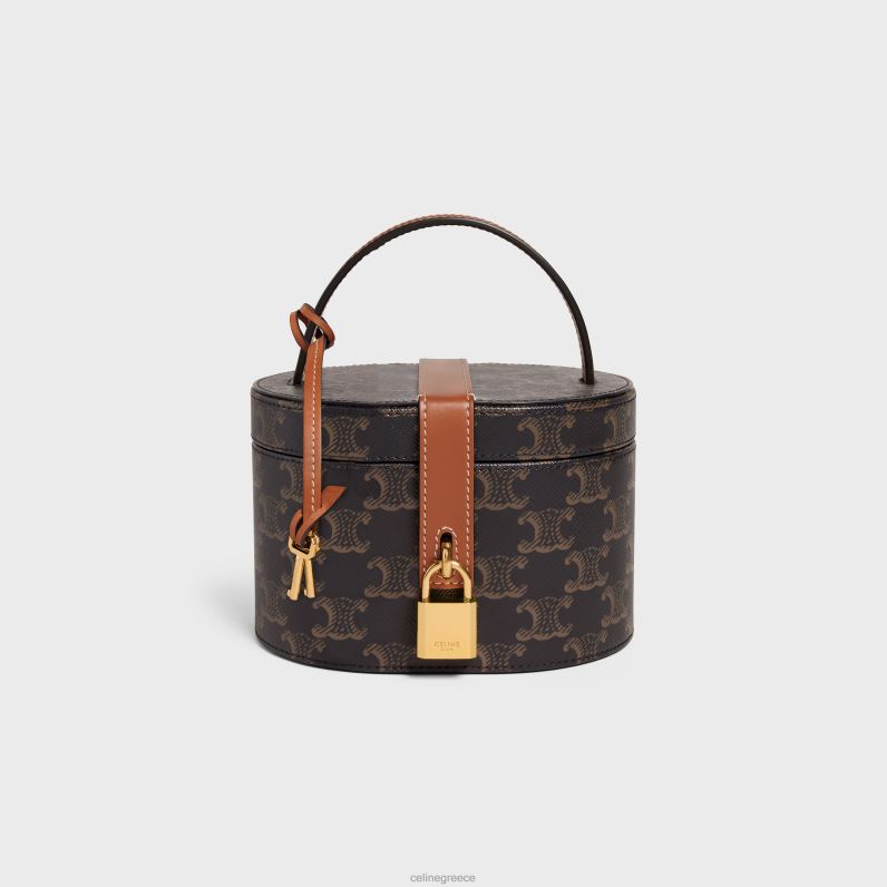 νεσεσέρ σε καμβά triomphe & δέρμα μοσχαριού άνδρες CELINE 640PT1583 αξεσουάρ βυρσοδέψω