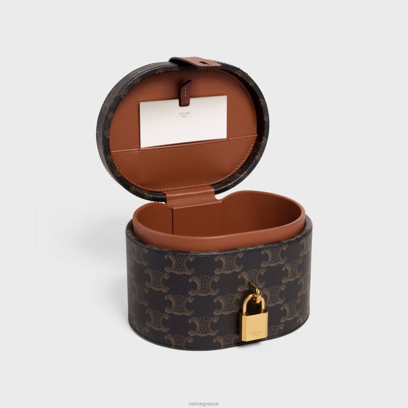 νεσεσέρ σε καμβά triomphe & δέρμα μοσχαριού άνδρες CELINE 640PT1583 αξεσουάρ βυρσοδέψω