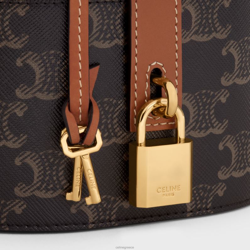 νεσεσέρ σε καμβά triomphe & δέρμα μοσχαριού άνδρες CELINE 640PT1583 αξεσουάρ βυρσοδέψω