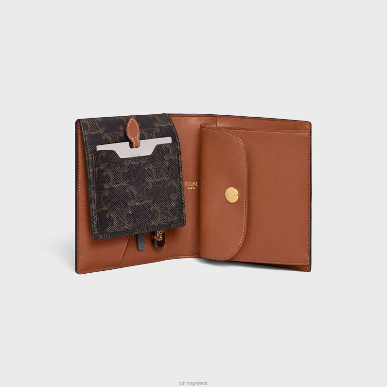 κιτ ταξιδιού σε καμβά triomphe & δέρμα μοσχαριού άνδρες CELINE 640PT1626 αξεσουάρ βυρσοδέψω