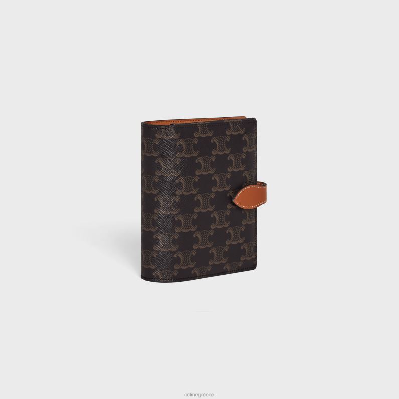 κιτ ταξιδιού σε καμβά triomphe & δέρμα μοσχαριού άνδρες CELINE 640PT1626 αξεσουάρ βυρσοδέψω