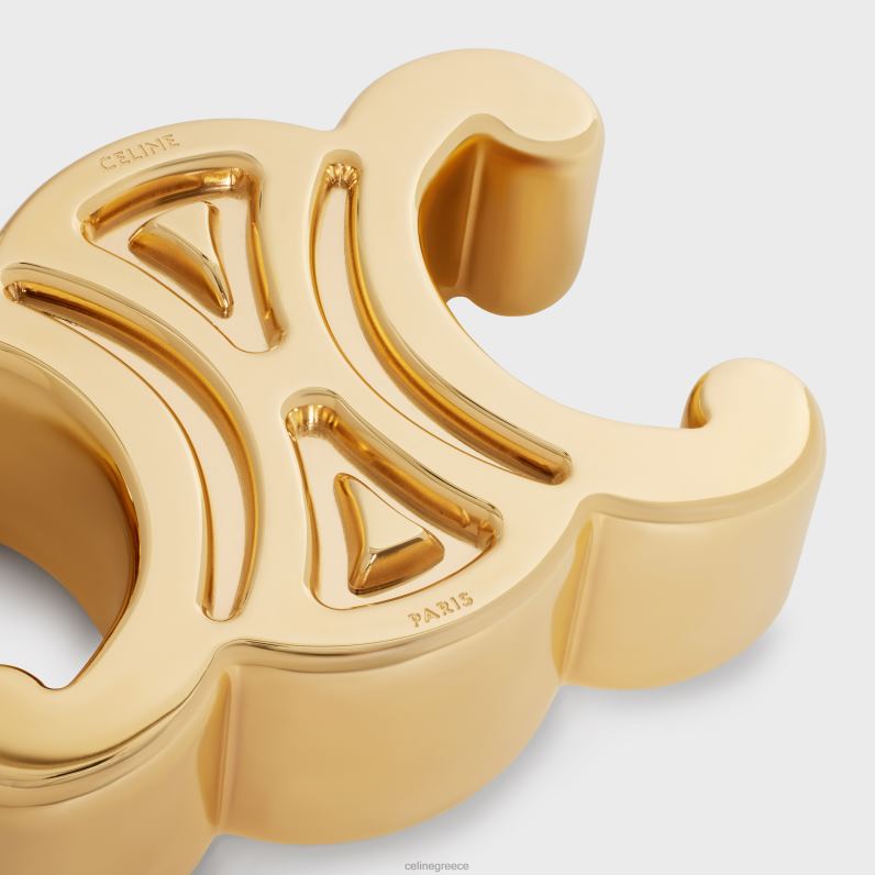 triomphe βαρίδι από ατσάλι άνδρες CELINE 640PT1651 αξεσουάρ χρυσός