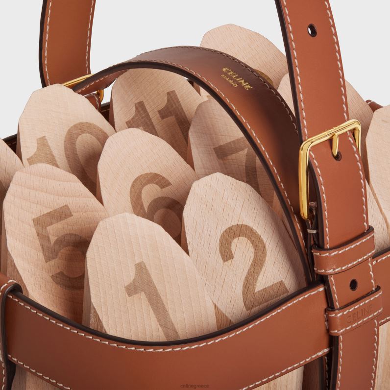 φινίρισμα καρίνας σε καμβά triomphe & δέρμα μοσχαριού άνδρες CELINE 640PT1686 αξεσουάρ βυρσοδέψω