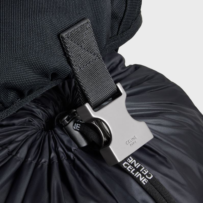 μεσαίο σακίδιο πεζοπορίας σε νάιλον άνδρες CELINE 640PT2108 αξεσουάρ μαύρος