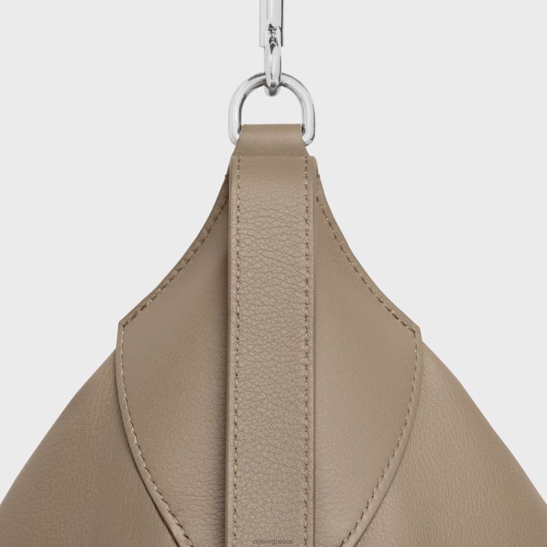 μεγάλο λουράκι romy σε ελαστικό δέρμα μοσχαριού άνδρες CELINE 640PT2104 αξεσουάρ καπνιστό γκρι