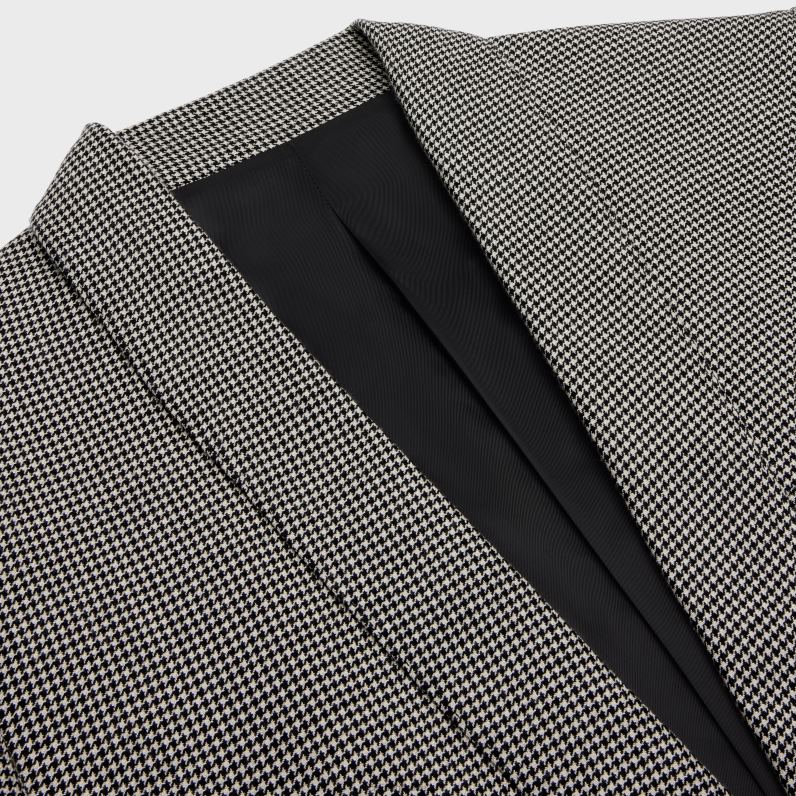 μπουφάν κουτί από μαλλί κασμίρ άνδρες CELINE 640PT1886 ενδύματα craie/noir