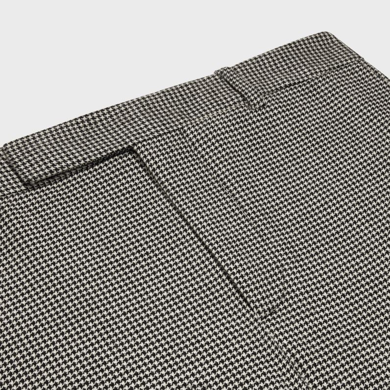 παντελόνι με φούστα από μαλλί & κασμίρ άνδρες CELINE 640PT1896 ενδύματα craie/noir