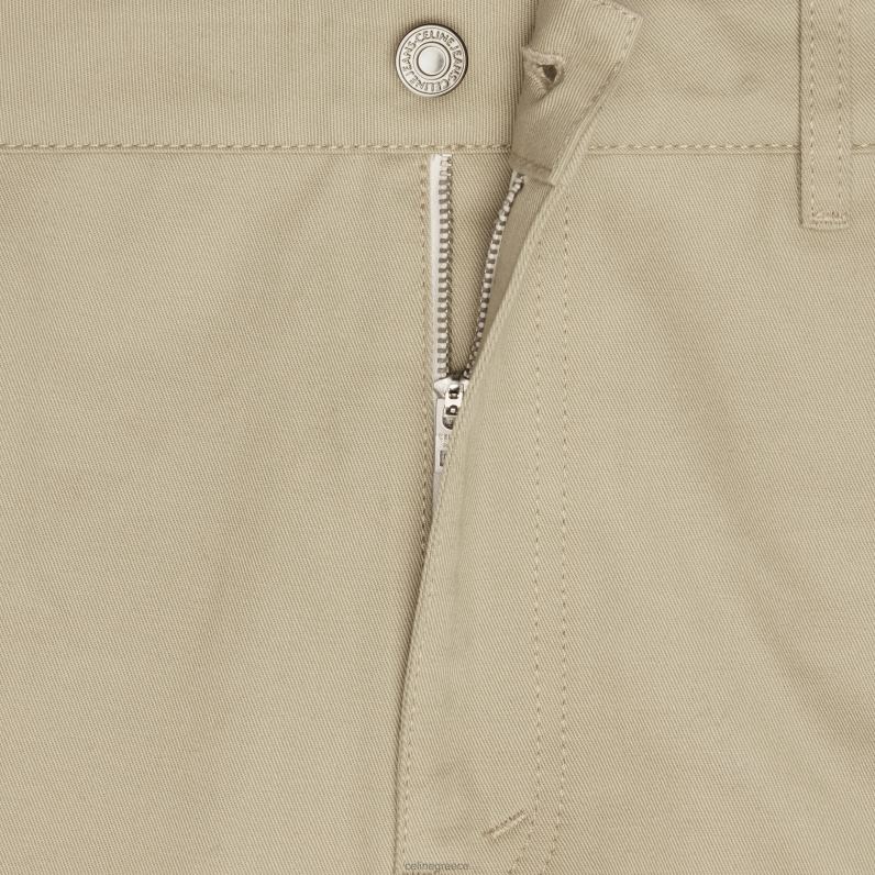 ίσια chinos σε βαμβακερό twill άνδρες CELINE 640PT2011 ενδύματα ακατέργαστο πλύσιμο