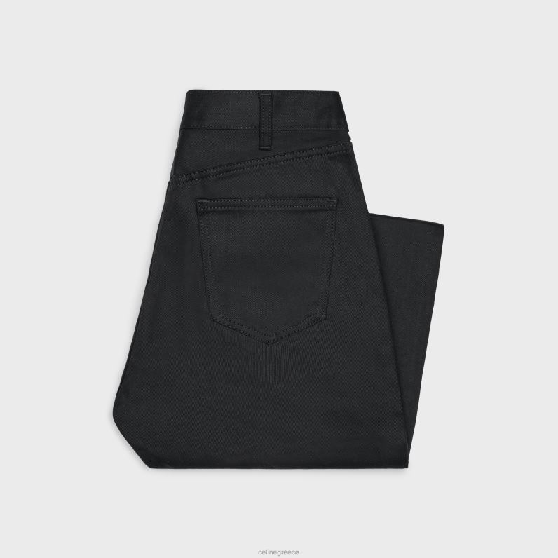 τζιν lou σε wash denim άνδρες CELINE 640PT1997 ενδύματα καθαρό μαύρο